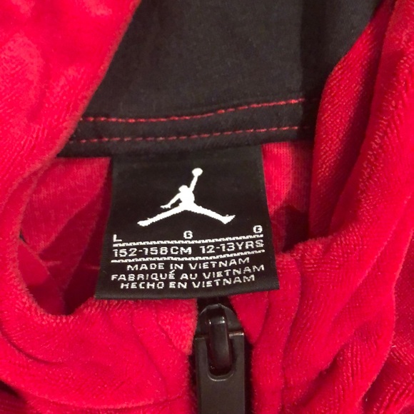 Velour Jordan Zip Up - Picture 3 of 3